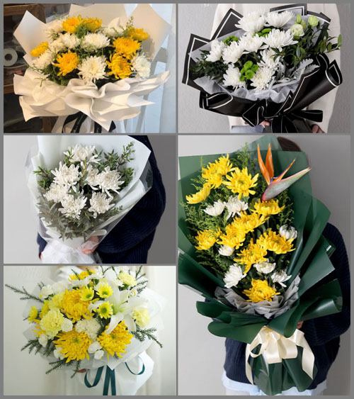 上海金山区亭林镇油车村白事花束代送